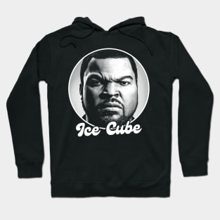 Ice Cube vintage // Lines Drawing Artwork Hoodie